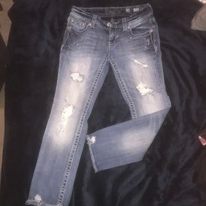 Distressed Miss Me Jeans